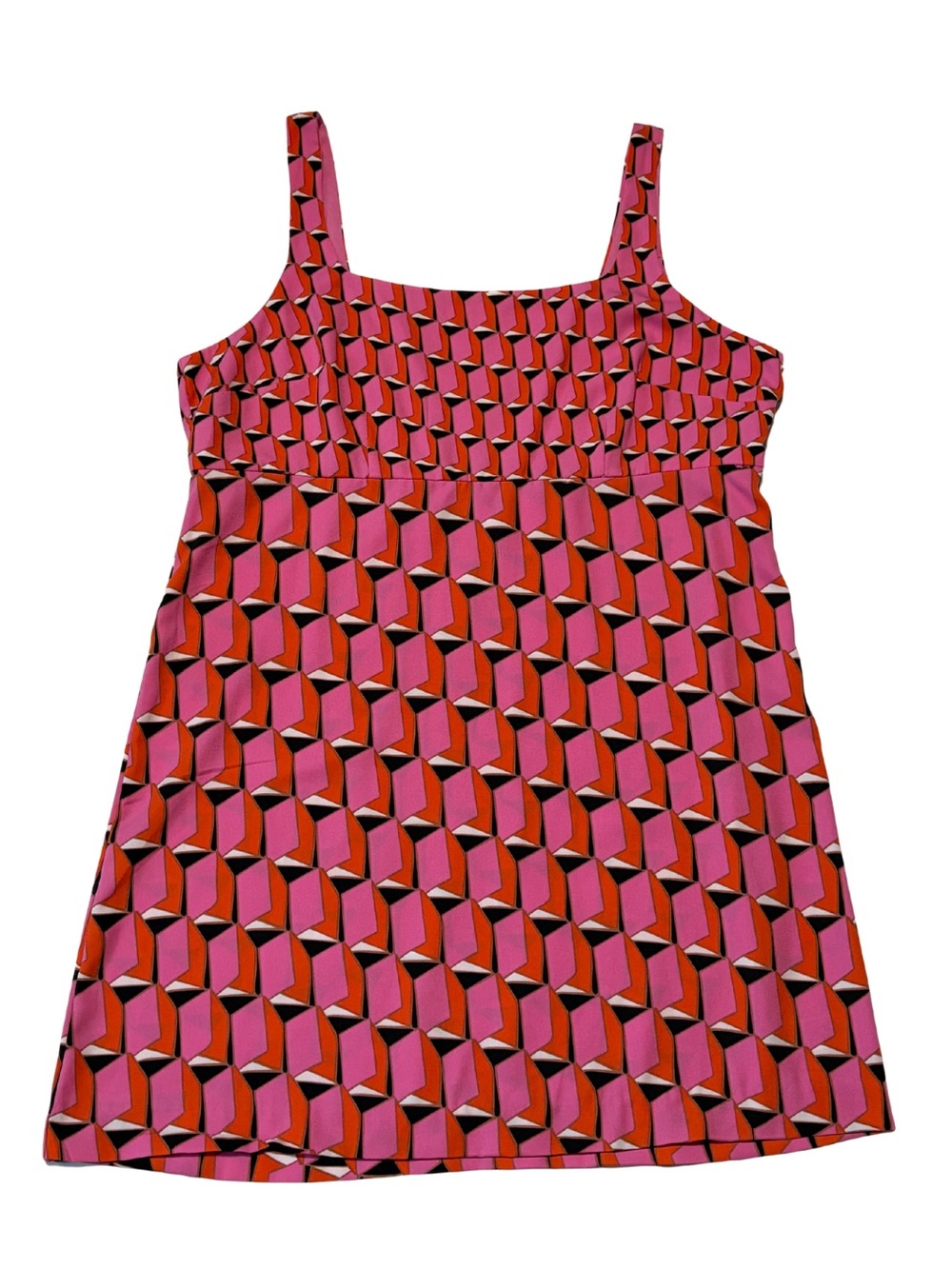 Diane Von Furstenberg Pink & Orange Printed Dress